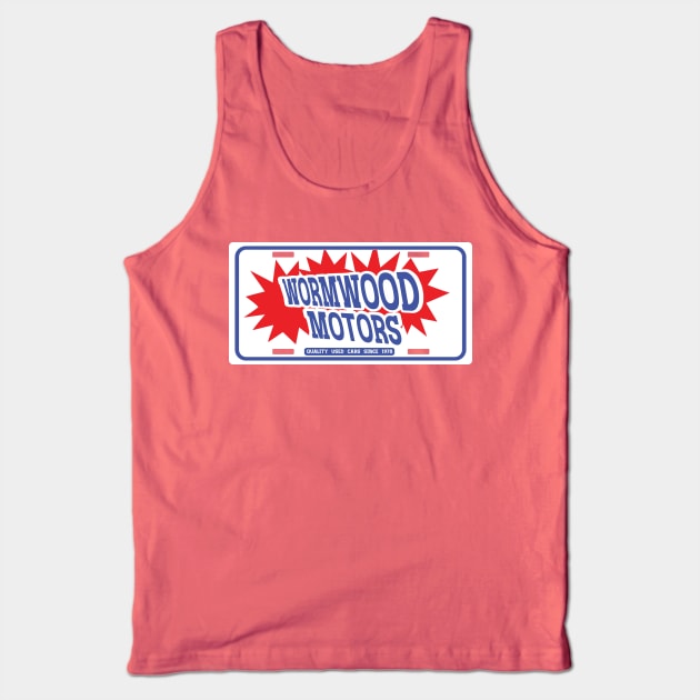 Matilda Wormwood Motors Tank Top by BoxDugArt